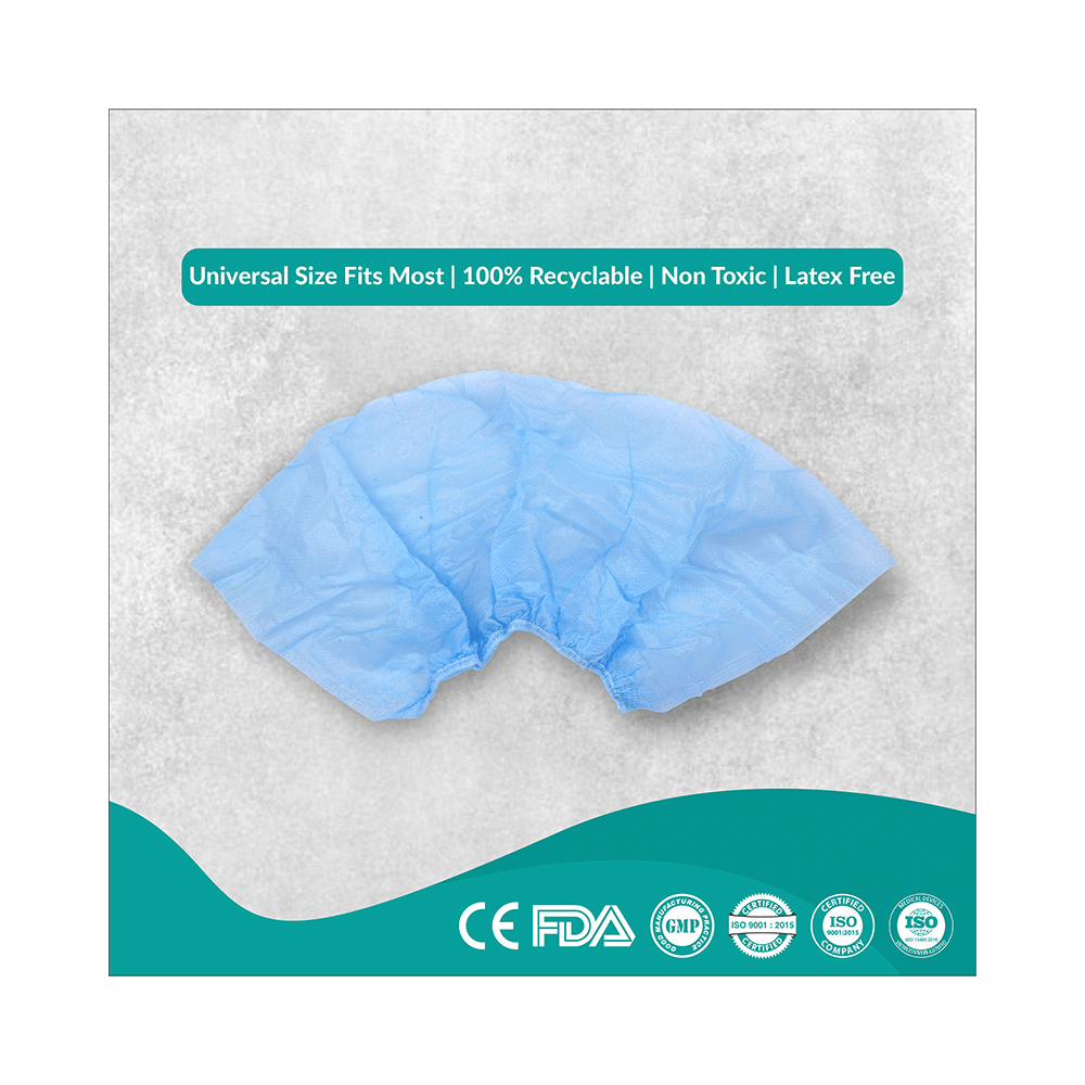 NMPL Hygiene Care Premium Disposable Shoe Cover Blue - Image 6