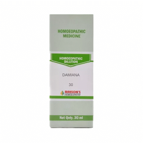 Bakson's Homeopathy Damiana Dilution 30 - Image 1