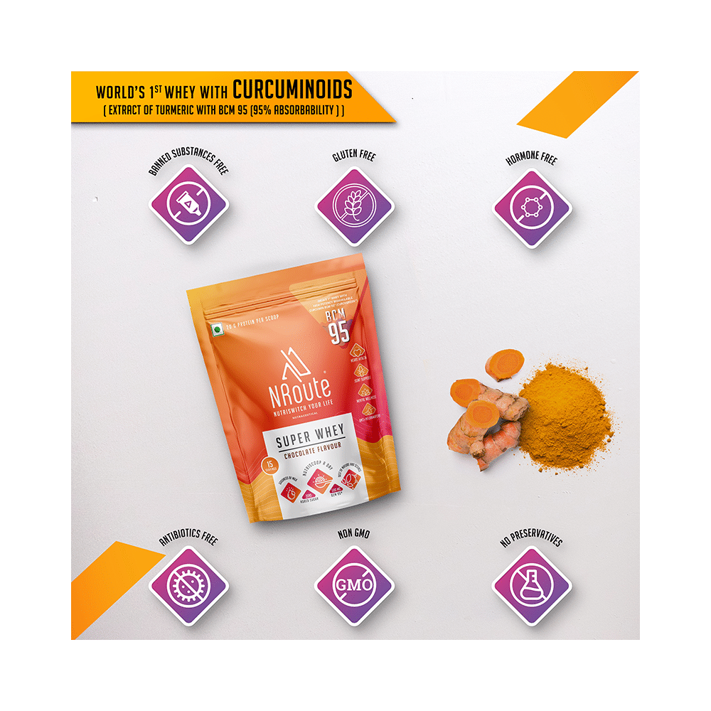 Nroute Super Whey Protein Powder Chocolate - Image 5