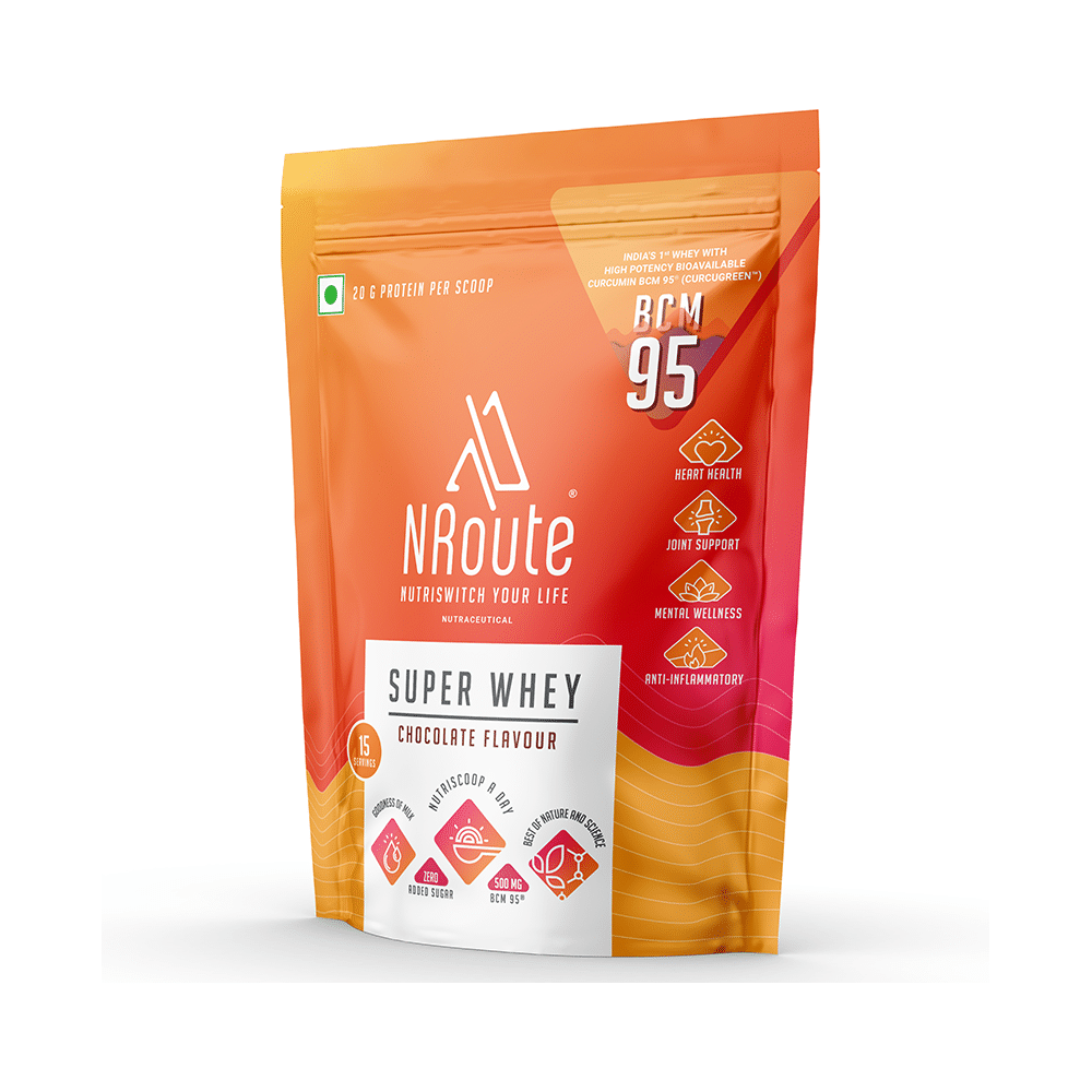 Nroute Super Whey Protein Powder Chocolate - Image 3