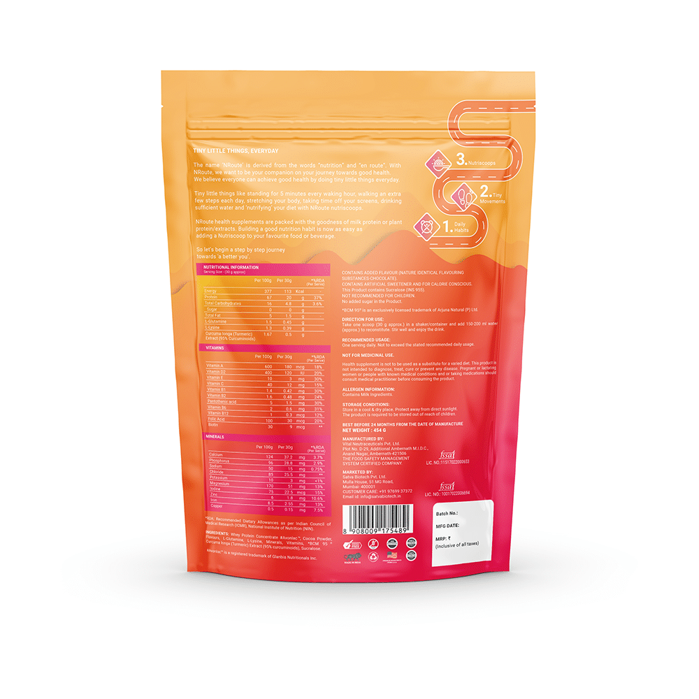 Nroute Super Whey Protein Powder Chocolate - Image 2