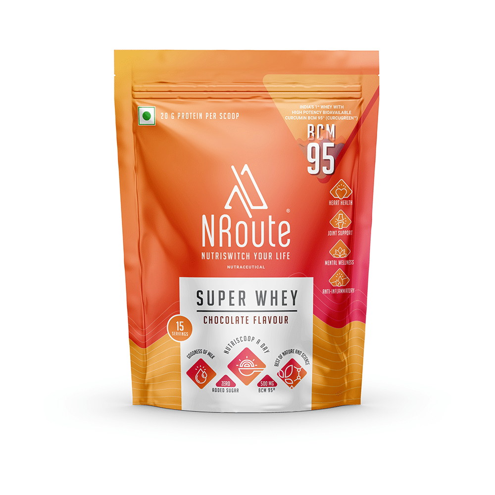 Nroute Super Whey Protein Powder Chocolate - Image 1