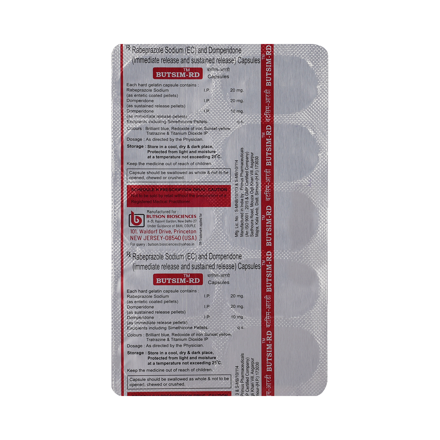 Butsim RD 30mg/20mg Capsule - Image 4
