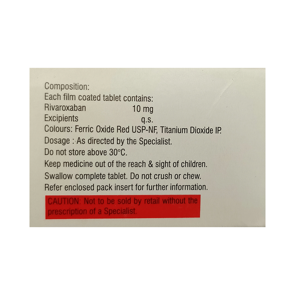 Rivaflo 10 Tablet - Image 2