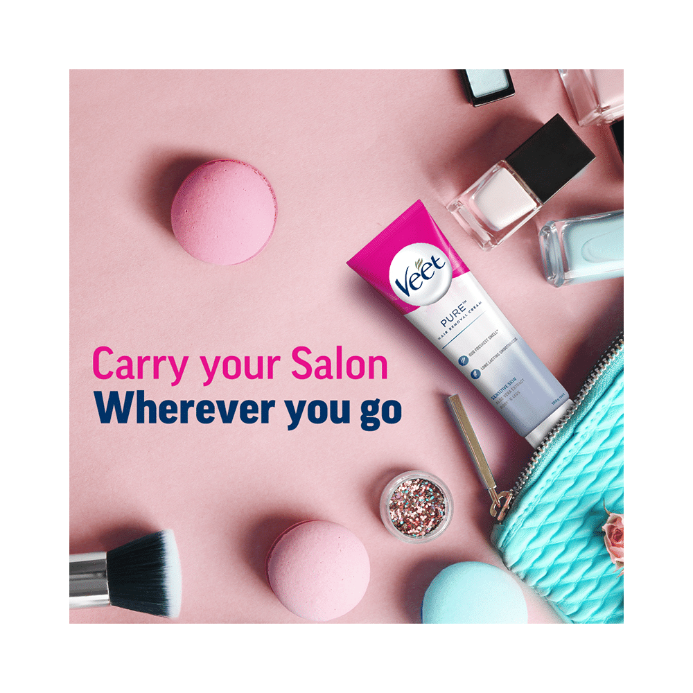 Veet Pure Hair Removal Cream for Women | No Ammonia Smell | For Sensitive Skin - Image 12