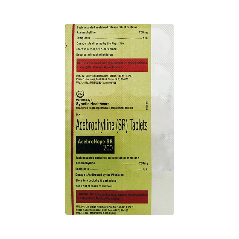 Acebrohope-SR 200 Tablet - Image 1
