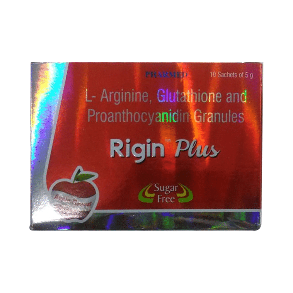 Rigin Plus Granules Sugar Free Granules Apple - Image 1