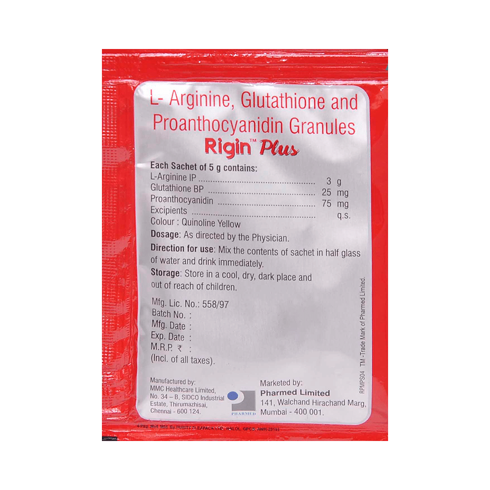 Rigin Plus Granules Sugar Free Granules Apple - Image 3