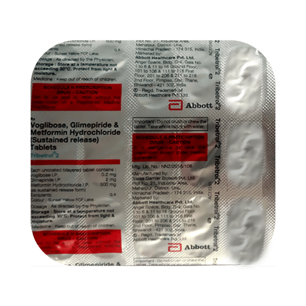 Tribetrol 2 Tablet SR - Image 3