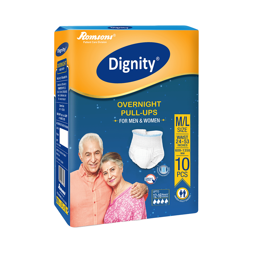 Dignity Overnight Pull-Ups Diaper (10 Each) M-L - Image 4