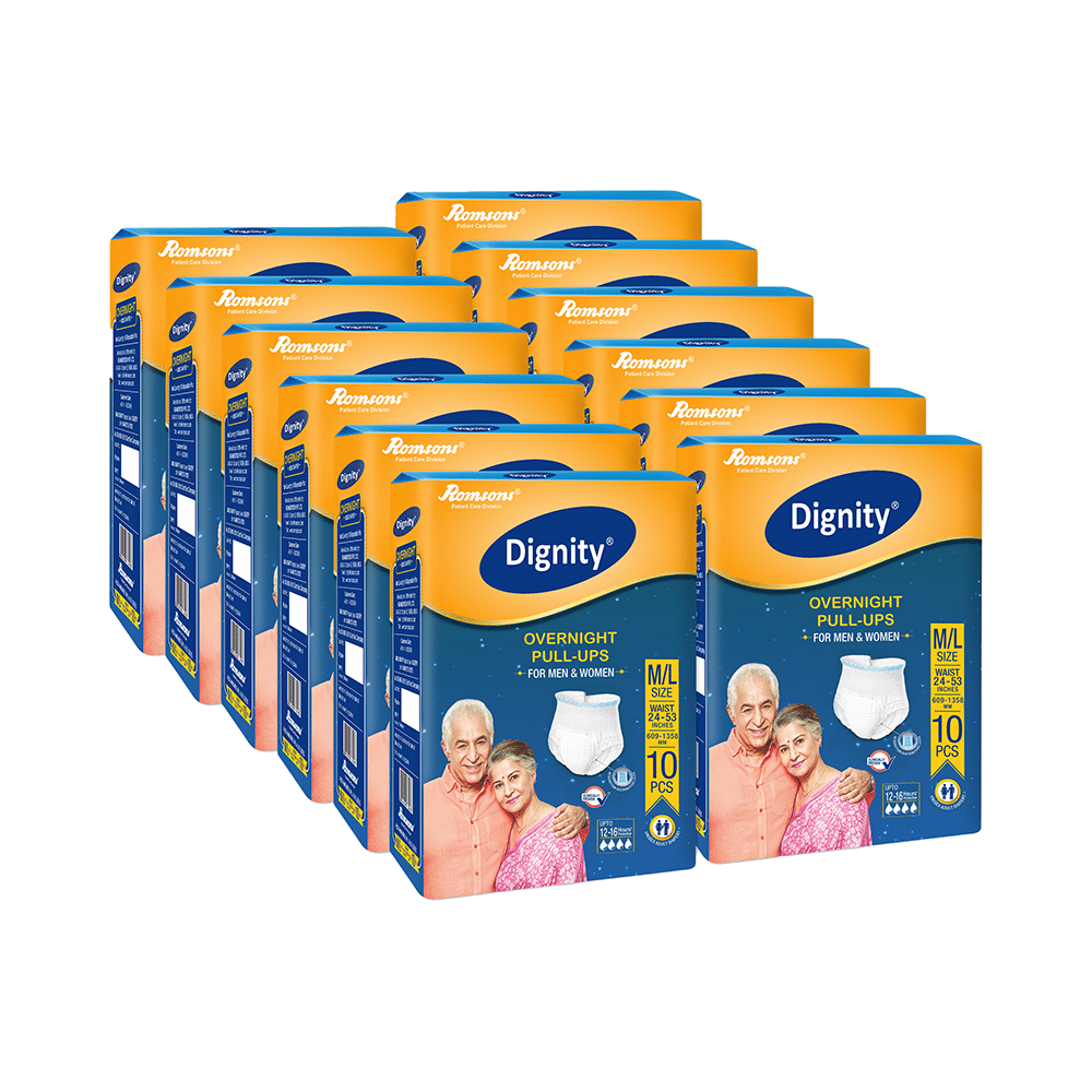 Dignity Overnight Pull-Ups Diaper (10 Each) M-L - Image 1