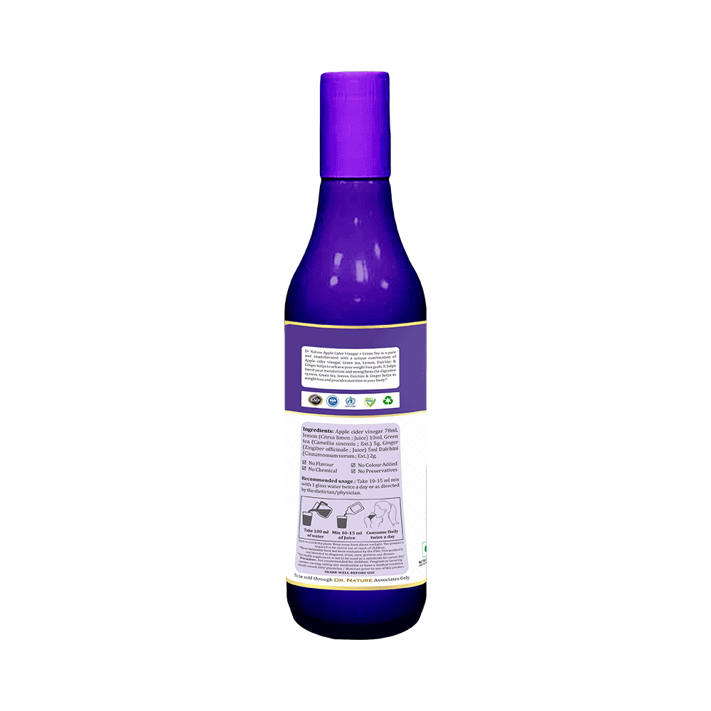 Dr. Nature Apple Cide Vinegar + Green Tea - Image 2