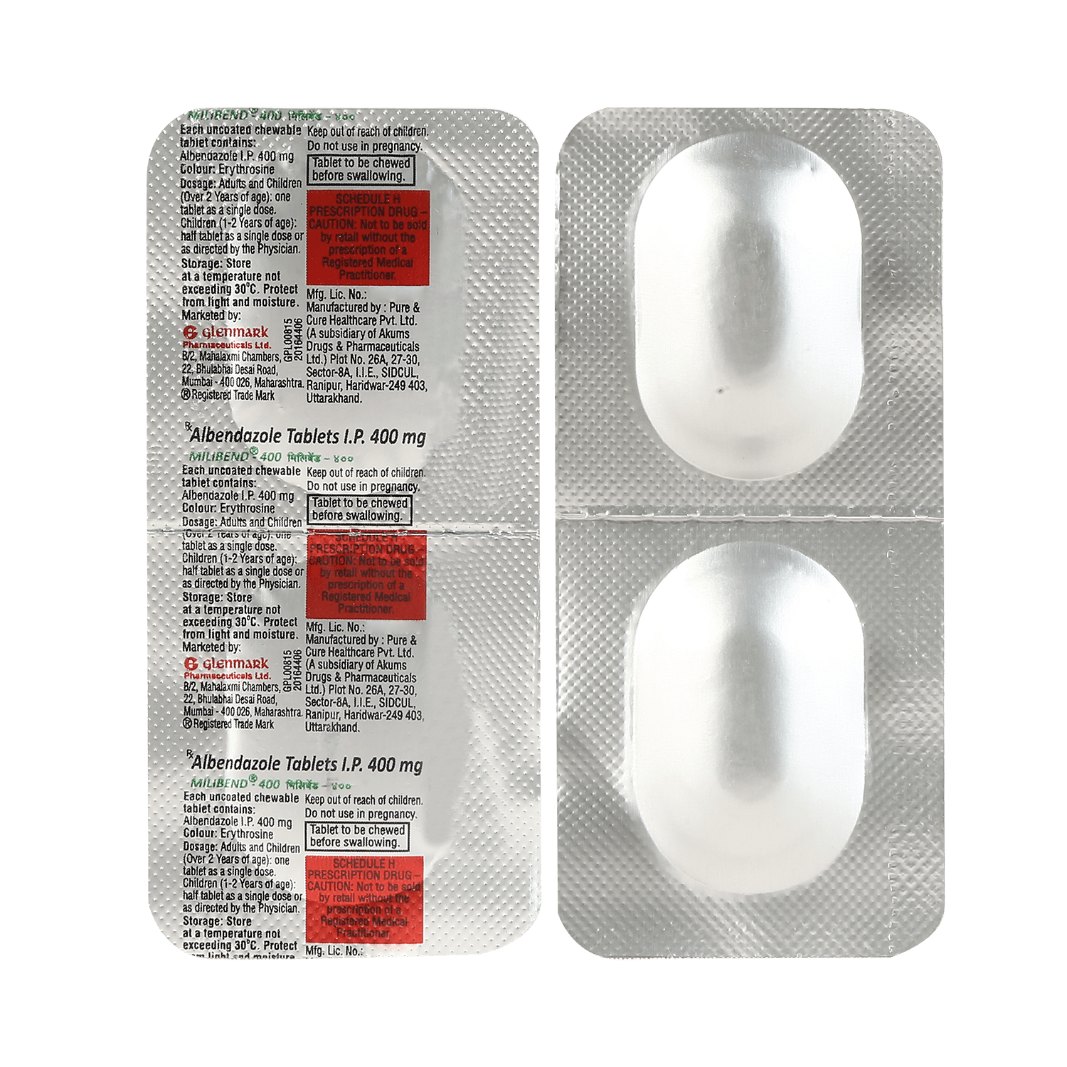 Milibend 400mg Tablet