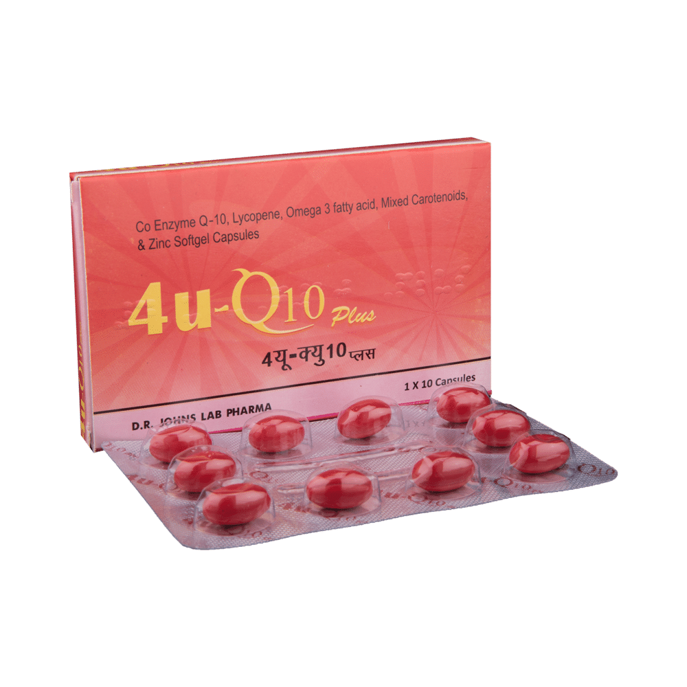 4U -Q10 Plus Softgel Capsule - Image 1