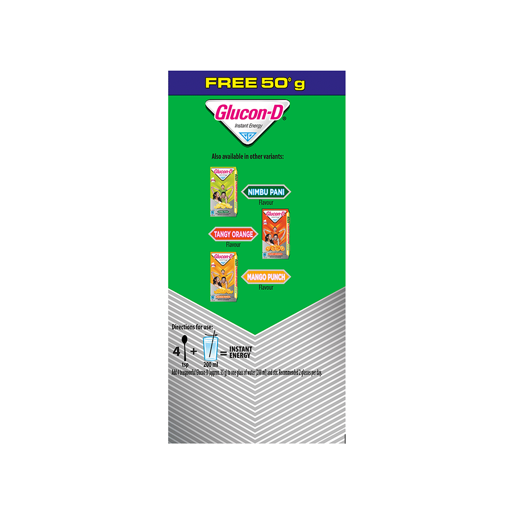 Glucon-D with Glucose, Calcium, Vitamin C & Sucrose | Nutrition Booster Regular - Image 4