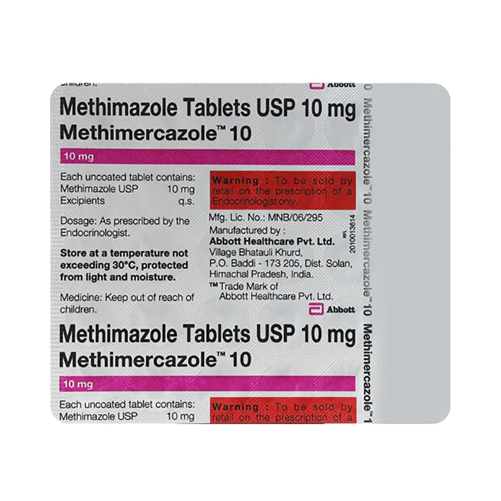 Methimercazole 10 Tablet - Image 3