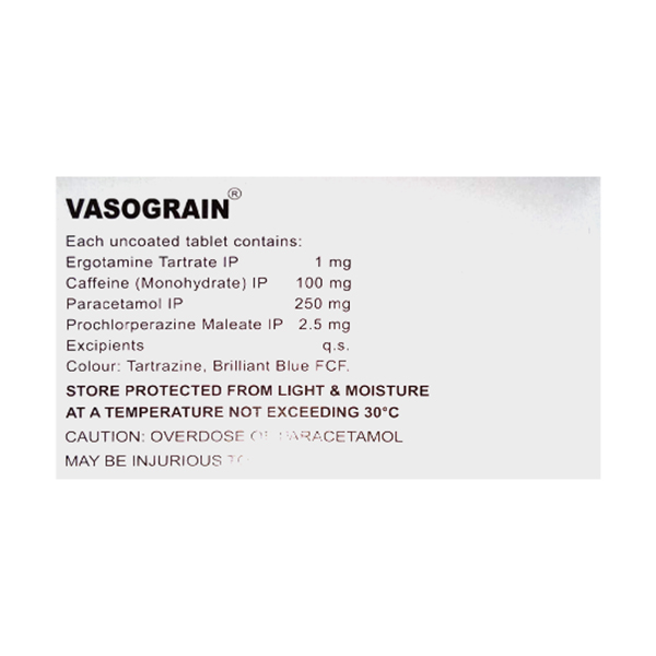 Vasograin Tablet 20s - Image 2