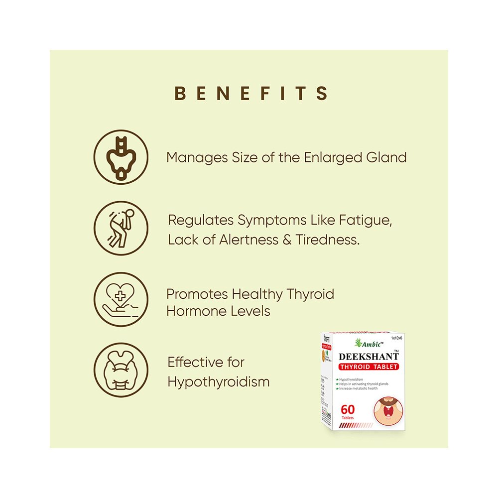 Ambic Deekshant Thyroid Tablet (60 Each) - Image 4