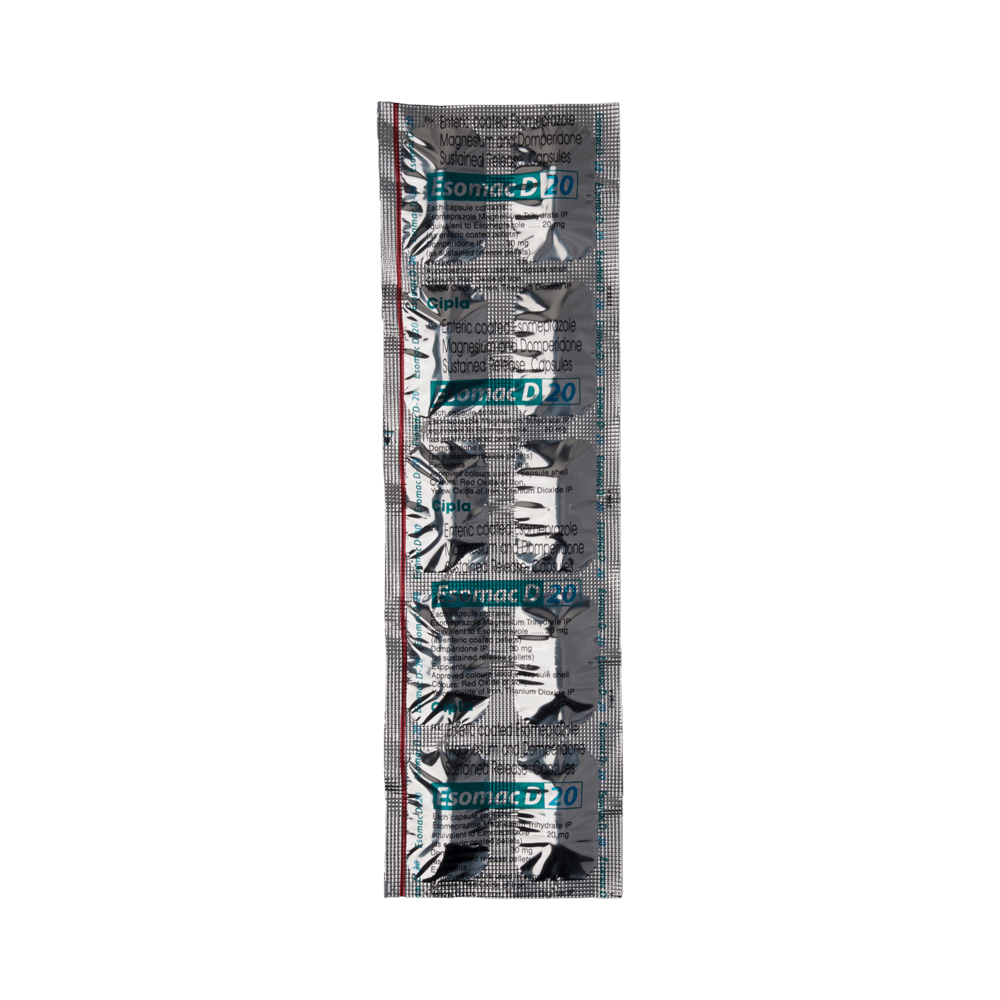 Esomac D 20 Capsule SR - Image 4
