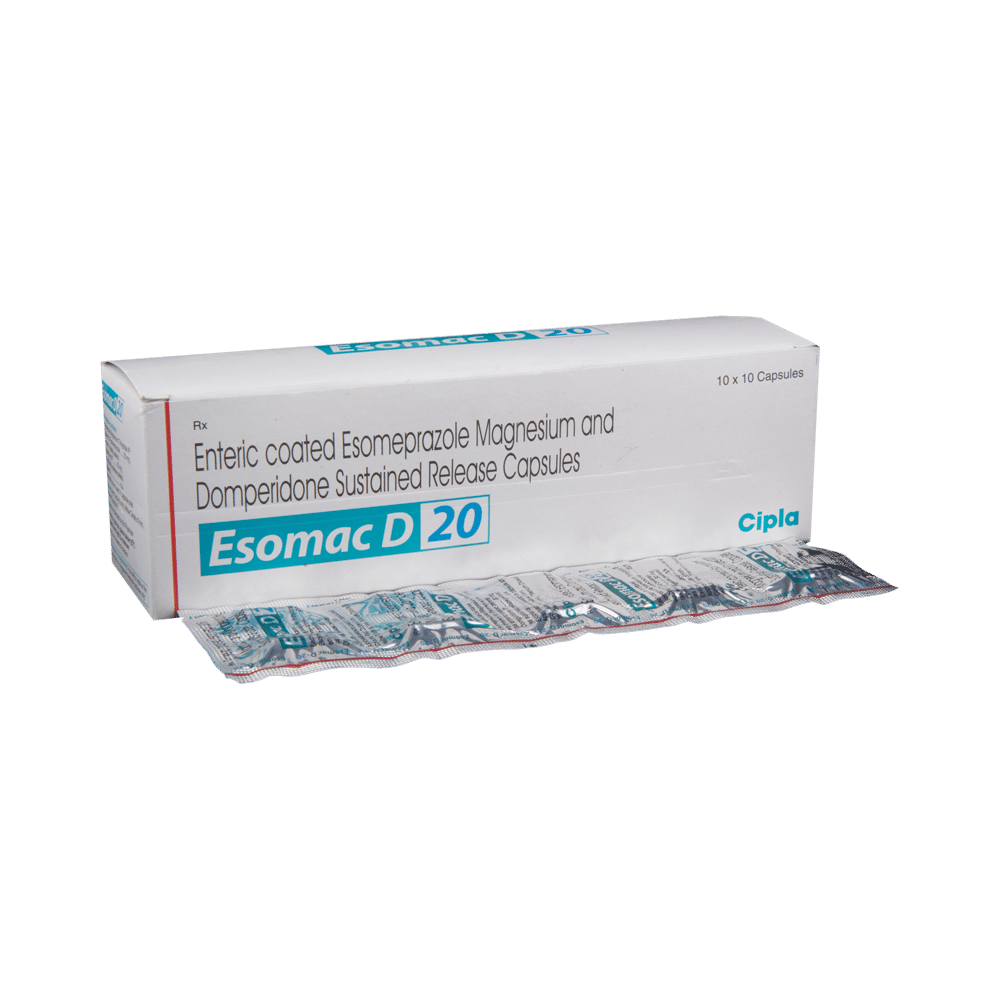 Esomac D 20 Capsule SR - Image 1