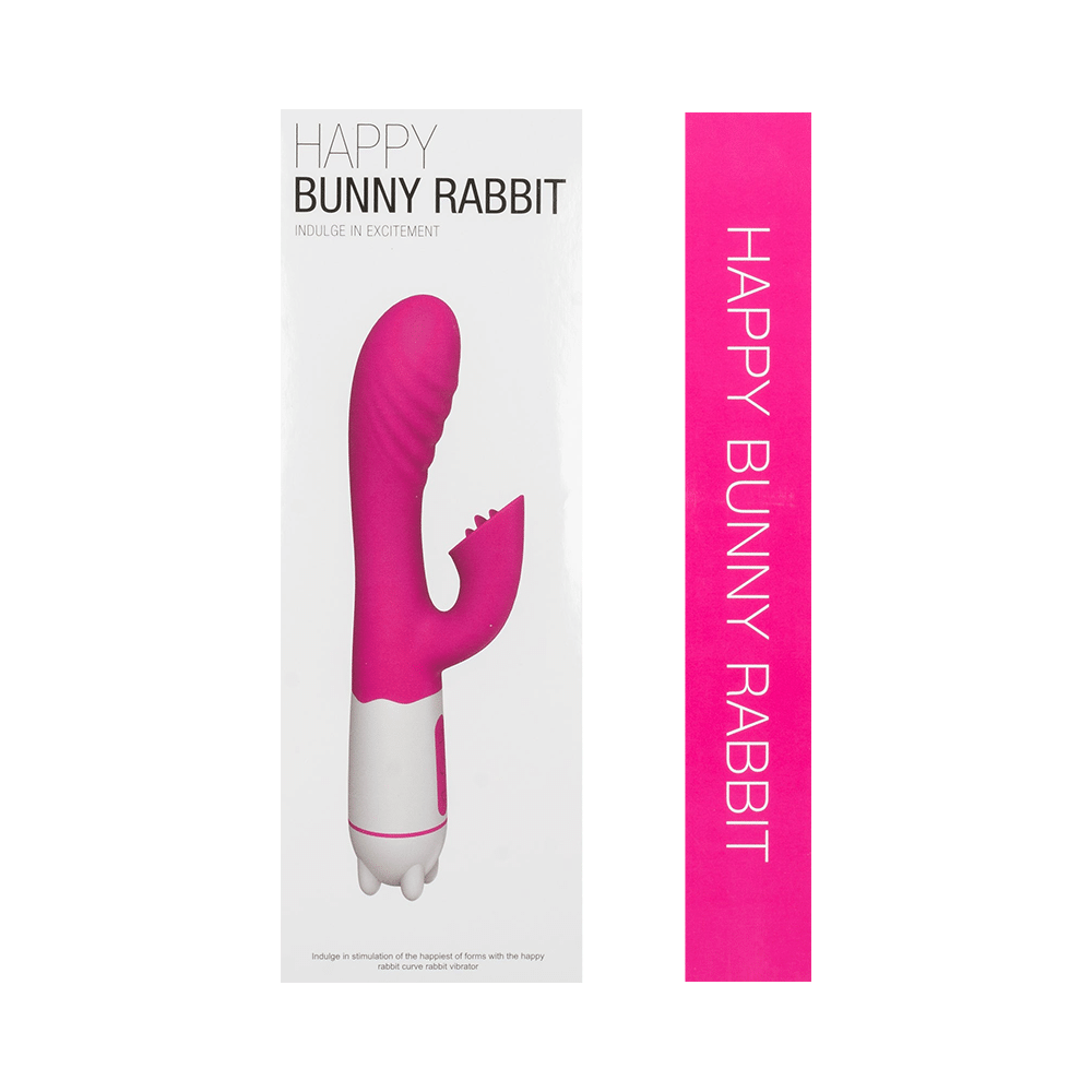 Gizmoswala Happy Bunny Rabbit Massager | Waterproof | Rechargeable | Electric Silicone with 7 Vibration Modes Pink - Image 2