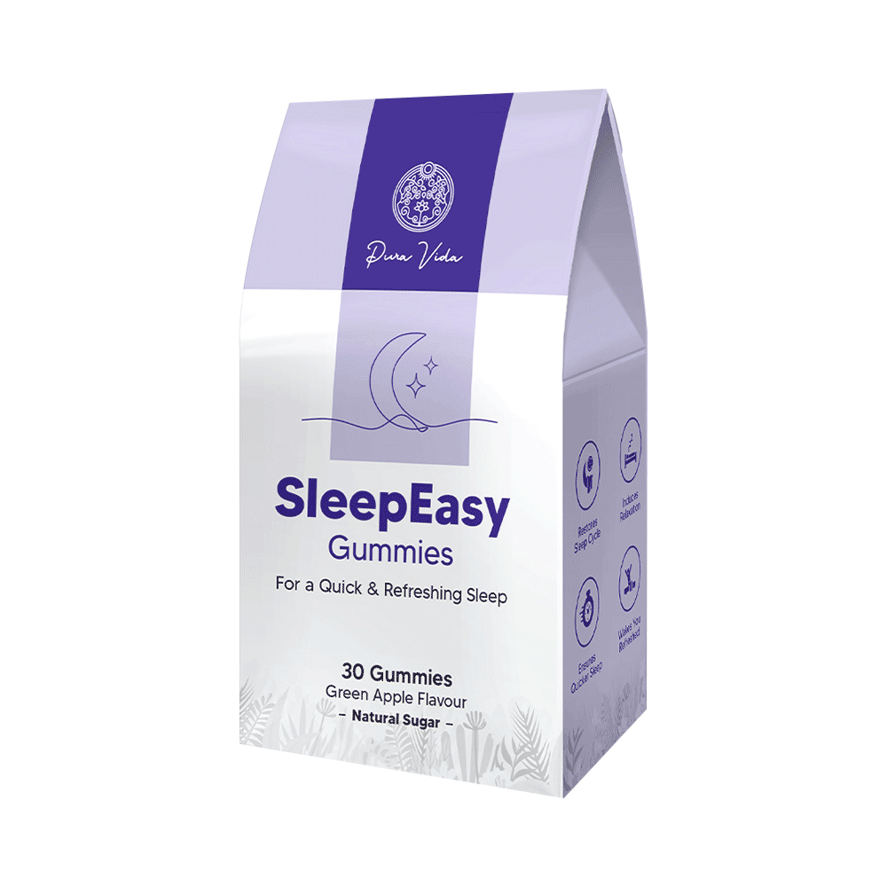Pura Vida Sleep Easy Gummies  For Quick & Refreshing Sleep  Green Apple