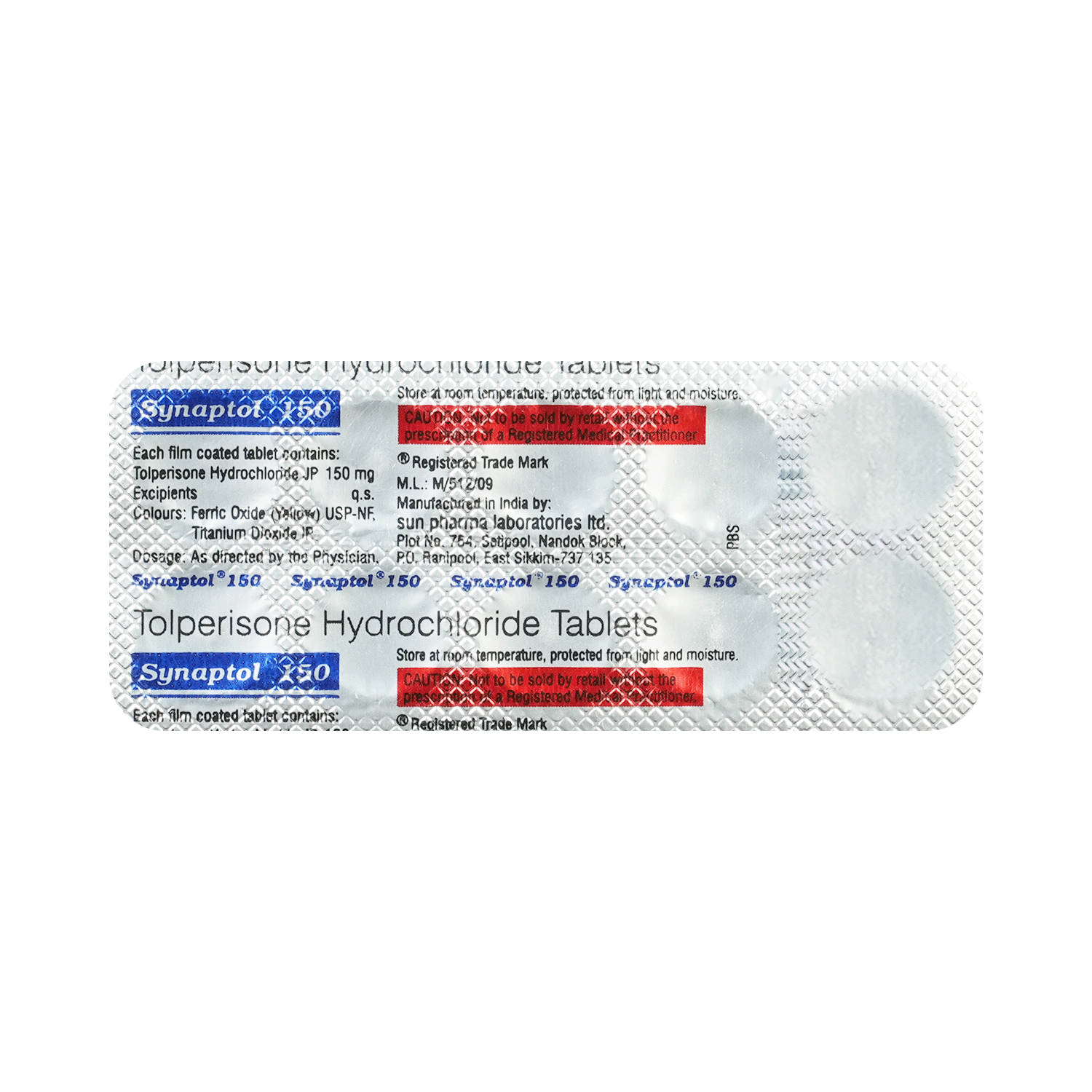 Synaptol 150 Tablet - Image 2