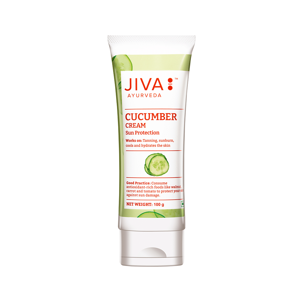 Jiva Ayurveda Cucumber Cream Sun Protection (100gm Each) - Image 2