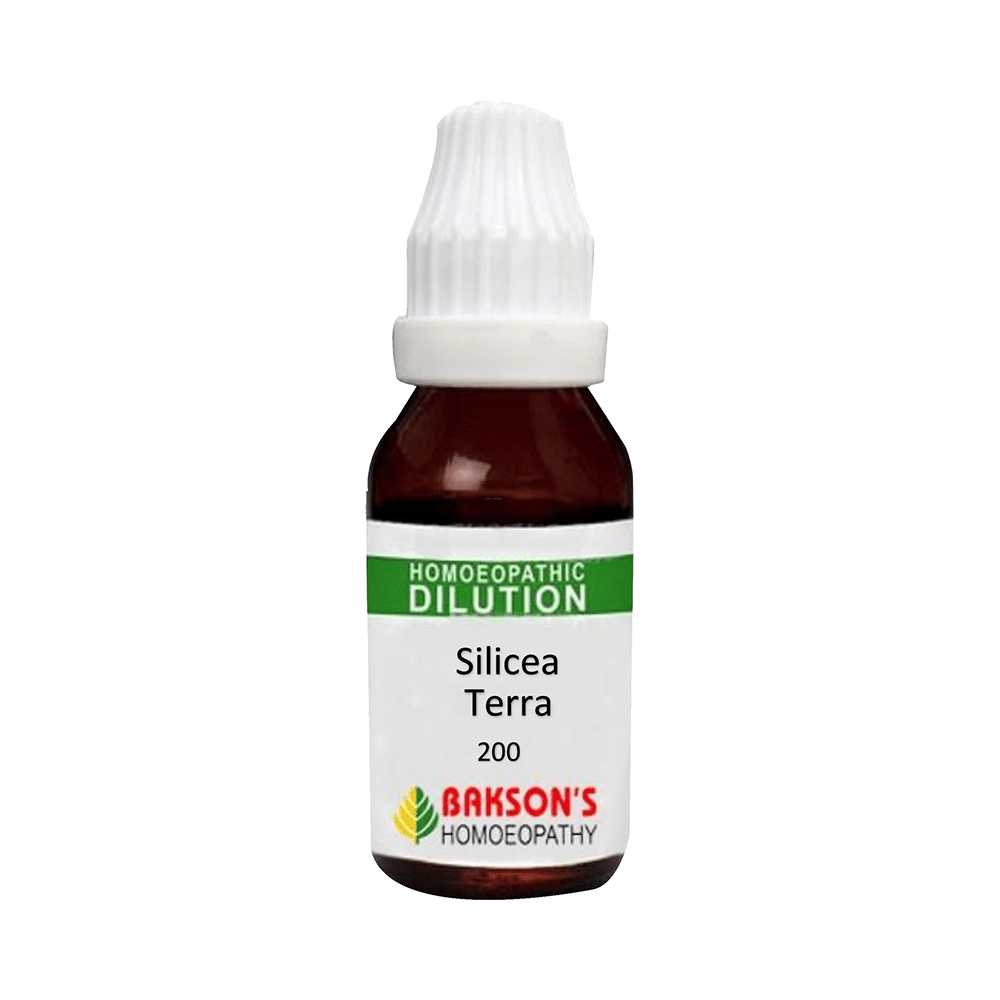Bakson's Homeopathy Silicea Terra Dilution 200 CH