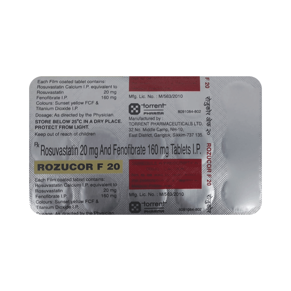 Rozucor F 20 Tablet - Image 3