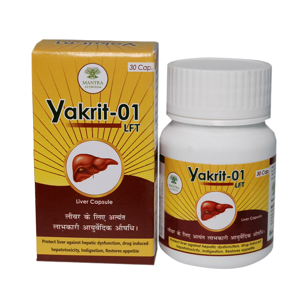 Mantra Ayurveda Yakrit-01 LFT Liver Capsule - Image 3
