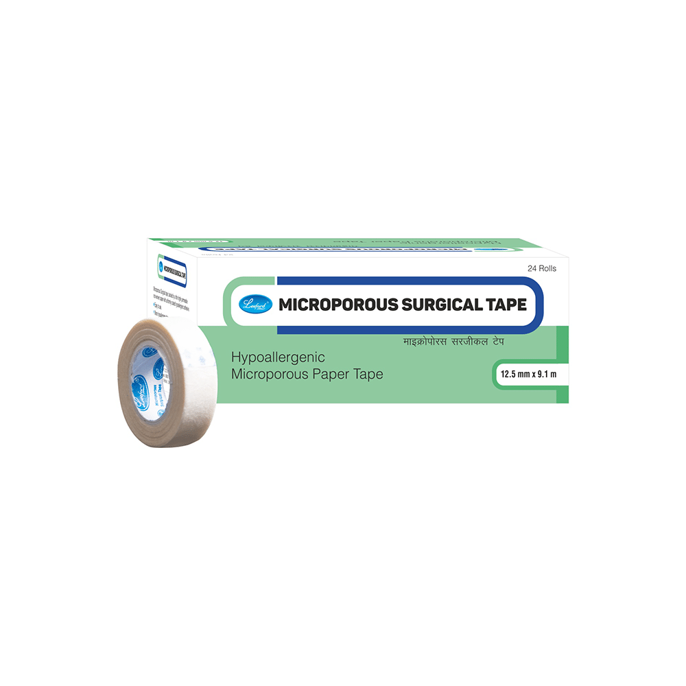 Leeford Microporus Surgical Tape 12.5mm x 9.1m - Image 1