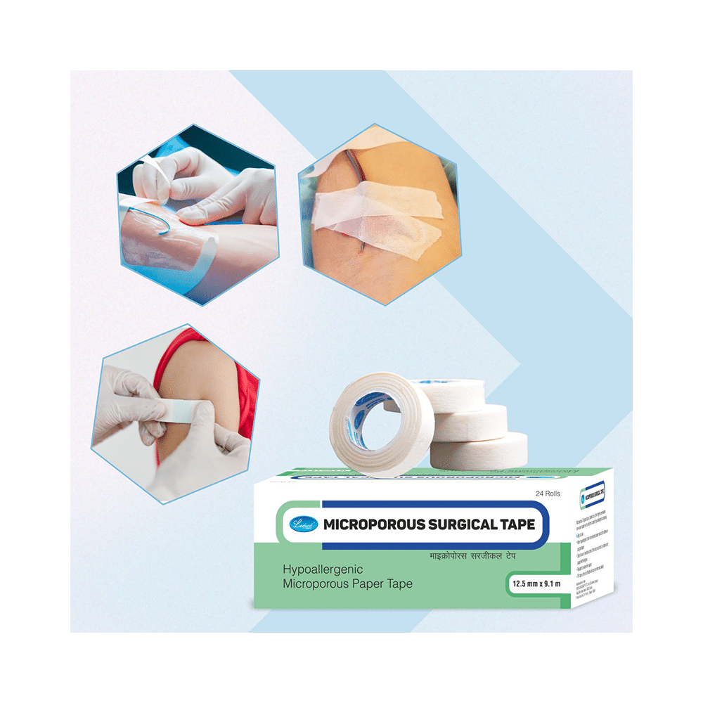 Leeford Microporus Surgical Tape 12.5mm x 9.1m - Image 7