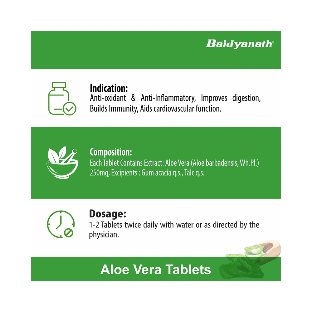 Baidyanath (Noida) Aloe Vera Tablet - Image 5