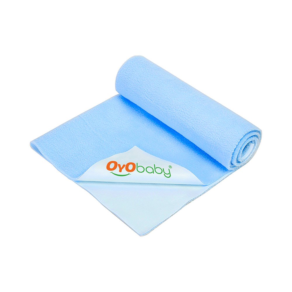 Oyo Baby Waterproof Rubber Sheet Large Blue - Image 1