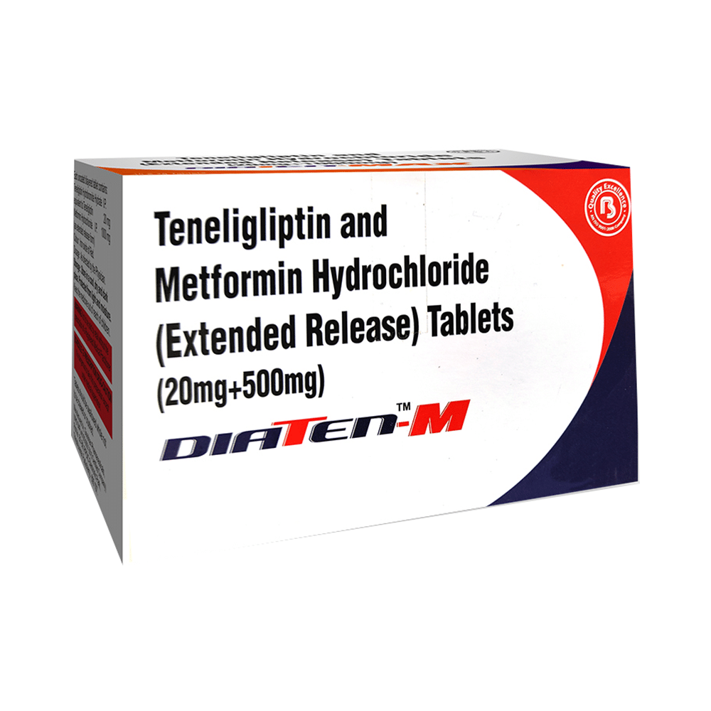 Diaten M 500mg/20mg Tablet - Image 1
