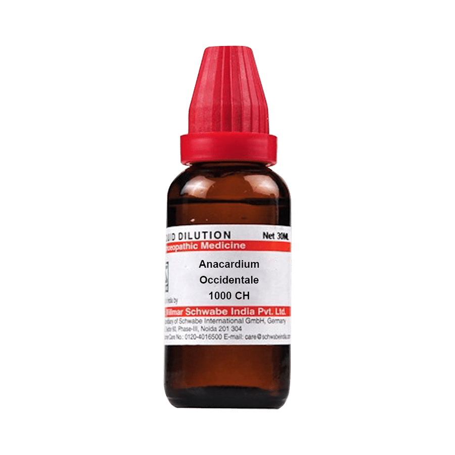 Dr Willmar Schwabe India Anacardium Occidentale Dilution 1000 CH - Image 1