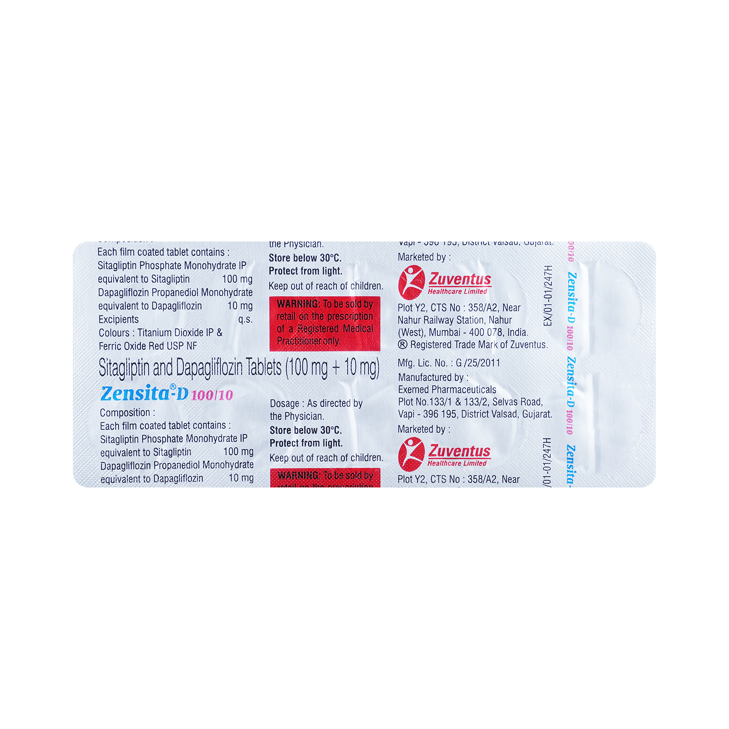 Zensita-D 100/10 Tablet - Image 3
