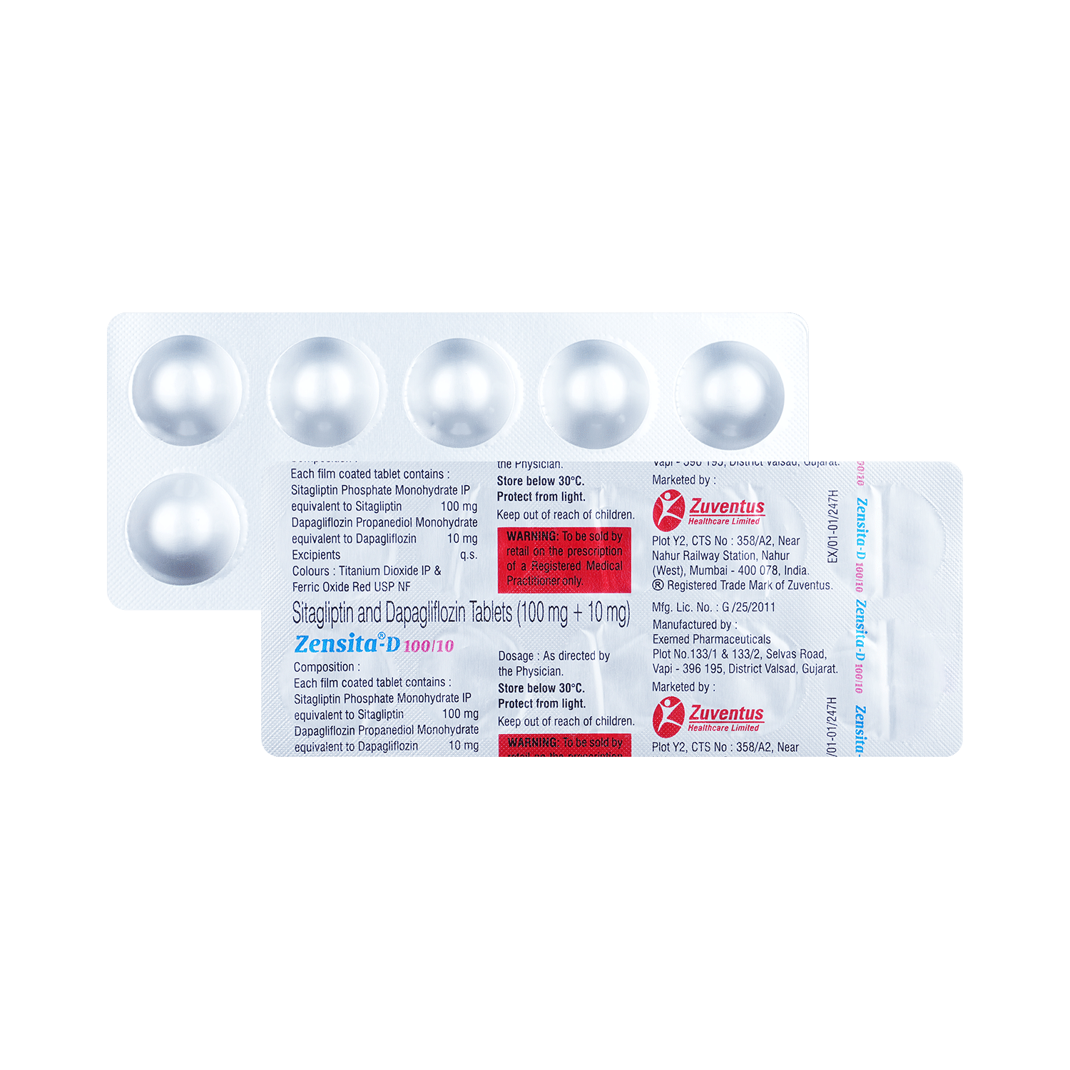 Zensita-D 100/10 Tablet - Image 1