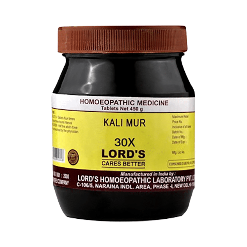 Lord's Kali Mur Biochemic Tablet 30X - Image 1