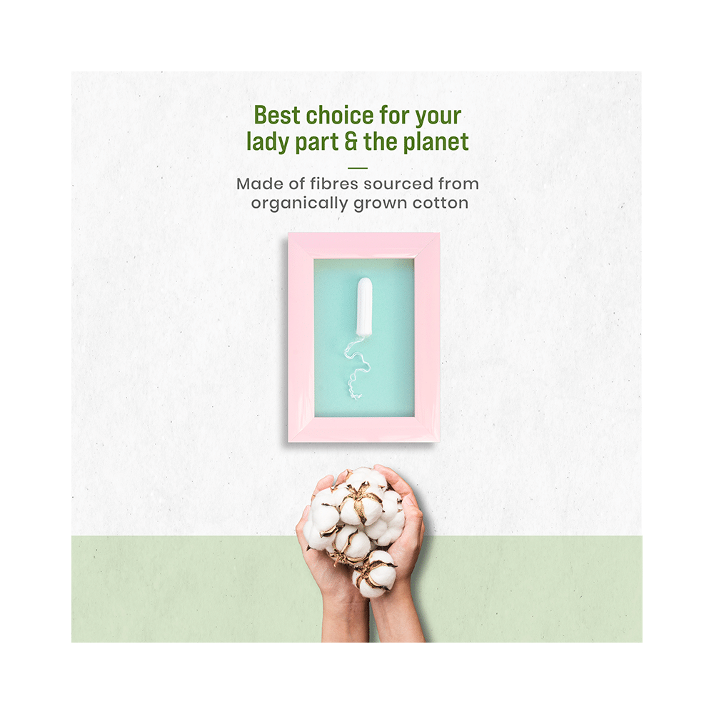 Sirona 100% Organic Cotton Tampons (Non-Applicator) Regular Flow - Image 4