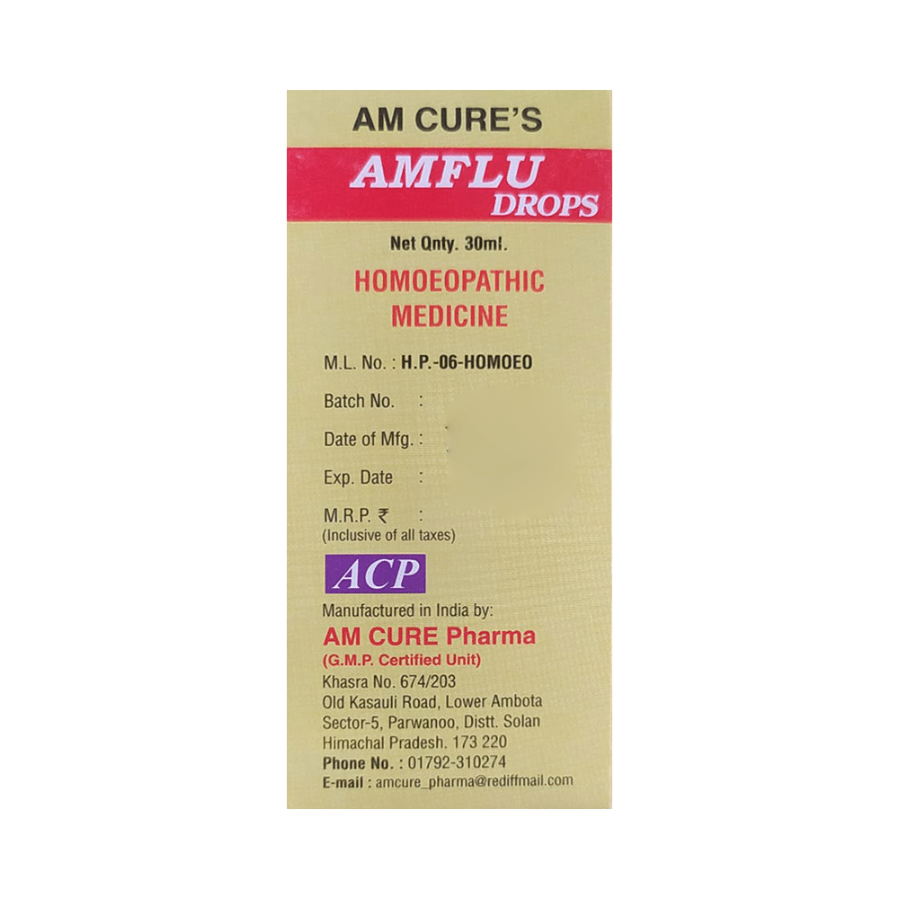 Am Cure's Amflu Oral Drops - Image 3
