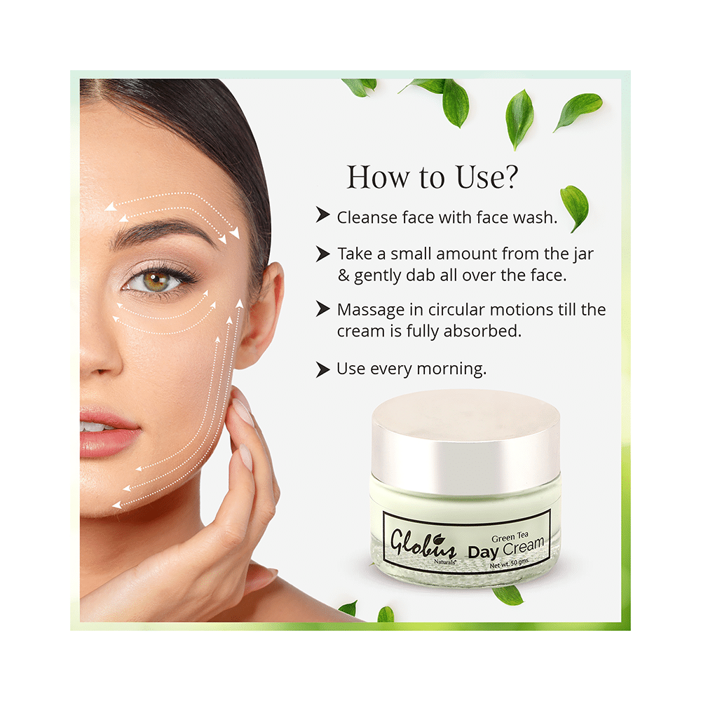 Globus Naturals Green Tea Day Cream - Image 5