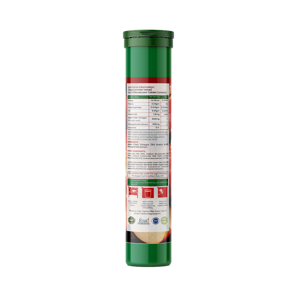 Himalayan Organics Apple Cider Vinegar Effervescent Tablet - Image 2