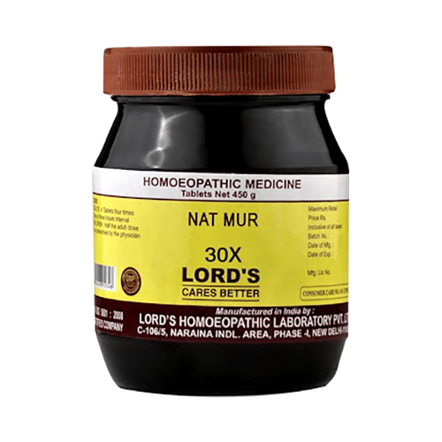 Lord's Nat Mur Biochemic Tablet 30X - Image 1