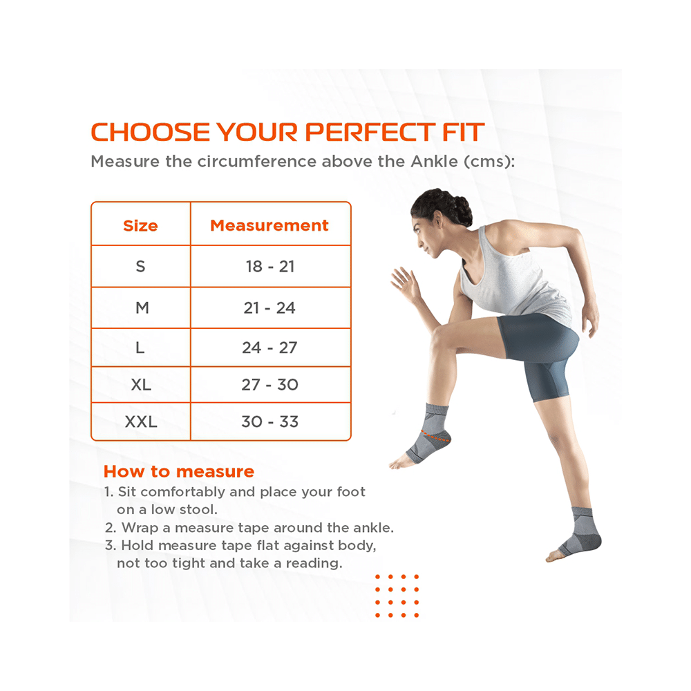 Vissco 2D Ankle Support, Stretchable Ankle Support for Injured Ankles, Arthritic Pain XXL - Image 2