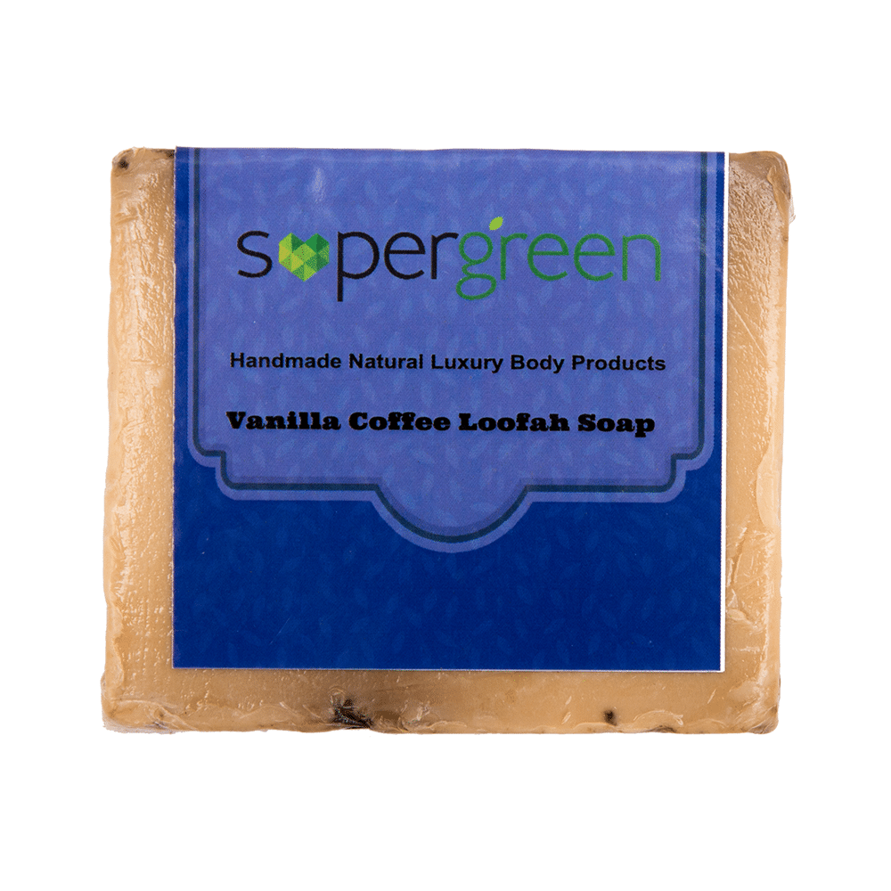 Supergreen Vanilla Coffee Loofah Soap - Image 1