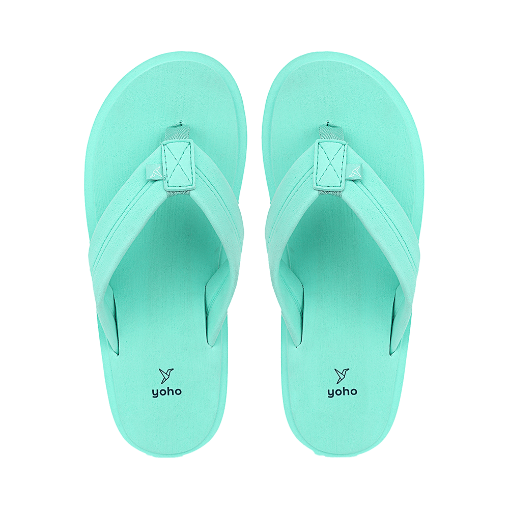Yoho Lifestyle Doctor Ortho Soft Comfortable and Stylish Flip Flop Slippers for Women Sea Green 4 - Image 3