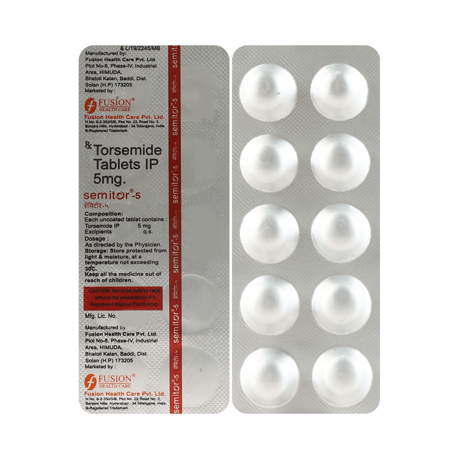 Semitor 5mg Tablet