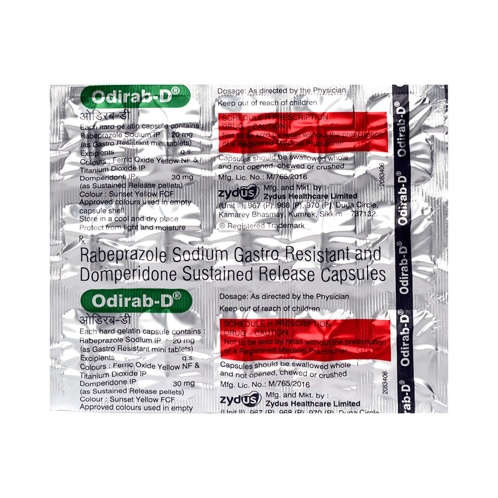 Odirab D 30mg/20mg Capsule - Image 4
